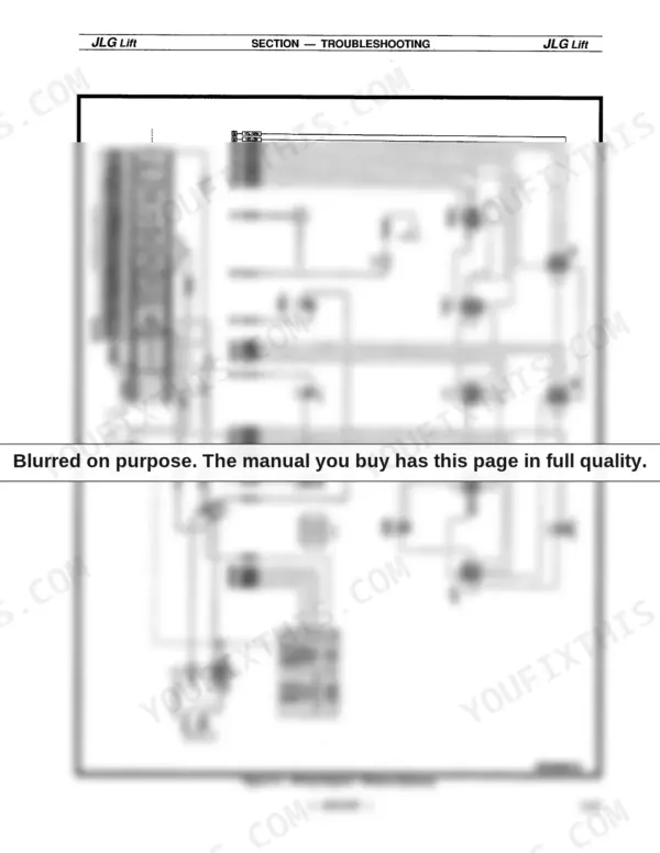 3f924b6d-b2-wiring-87 JLG 34HA platform electric wiring diagram showing terminal box connections, footswitch, and function controls.