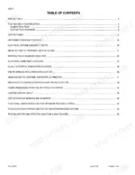41fbb65d-b2-toc-74 Case 2555 Cotton Picker service manual table of contents listing electrical, diagnostic, and system procedures.