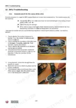 Wacker Neuson IREN, IRFU troubleshooting guide for inverter inspection, cable checks, and multimeter testing procedures.
