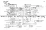 57516515-b-wiring-185 Komatsu FG20-8...FD30H-8 wiring diagram for H20 and C240 engines, showing lighting, starting, and charging circuits.