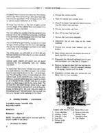 5a3f703d-b-procedures-14 Ford 455 engine lubrication system description and cylinder head removal procedure with rocker arm assembly diagram.