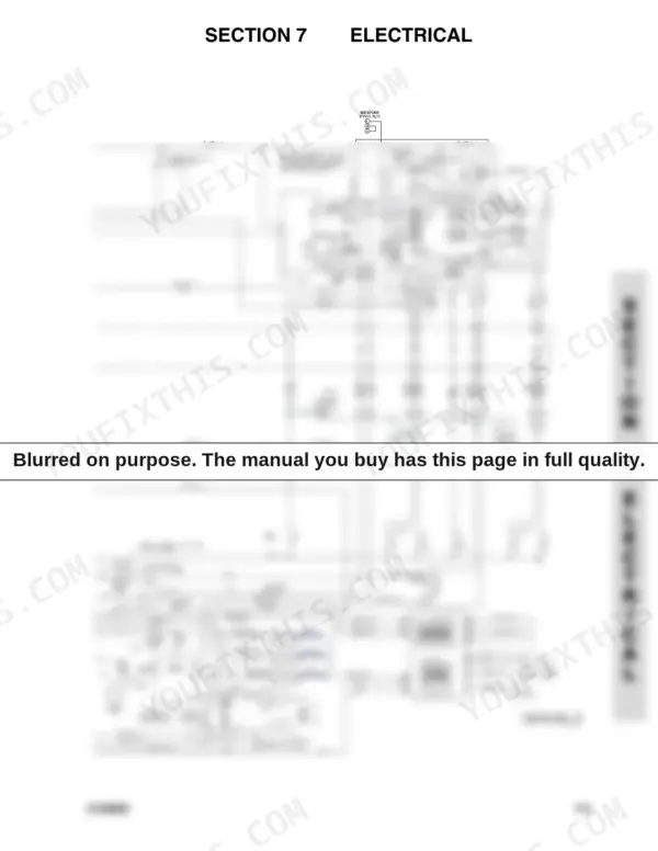 JLG 26MRT electrical wiring diagram showing drive speed control, governor box, and engine ignition system components.