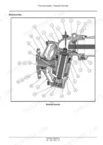 71db14cc-b-exploded-view-75 Case IH Farmall 20B, Farmall 25B exploded view diagram of the front axle steering knuckle disassembly components.