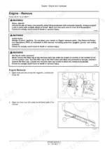 71db14cc-b-procedures-43 Case IH Farmall 20B, Farmall 25B engine removal procedure, battery terminal and radiator drain cock diagrams.