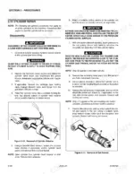 7f4224fa-b-procedures-46 JLG 30e, 35e, n35e, 40e, n40e, 45e service manual procedures for hydraulic cylinder disassembly, retainer and set screw removal.
