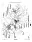 John Deere F710, F725 electrical components diagram showing ignition coil, spark plug, PTO switch, PTO clutch, battery, and key switch locations.