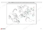 84393eac-b-exploded-view-14 Weidemann 1370 CX50 exploded view diagram of front and rear chassis, fenders, and mounting hardware components.