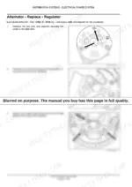 8c47f027-b5-procedures-348 Case Magnum 215-335 service manual procedure for replacing the alternator regulator with step-by-step removal diagrams.
