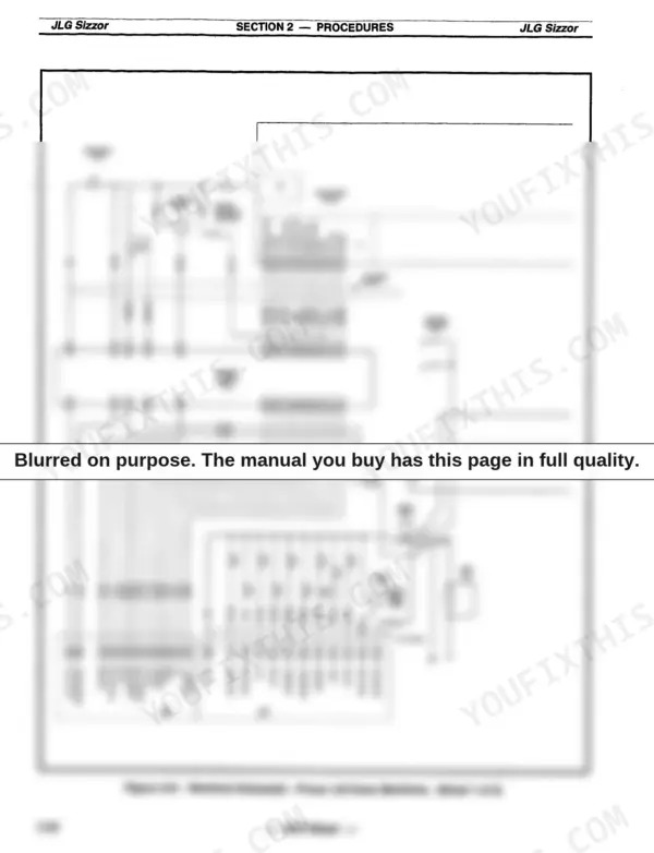 98ccccdf-b-wiring-42 JLG 1532E, 1932E, 2033E, 2046E, 2646E, 2658E electrical schematic showing multiplexer board, platform control cable, and J1/J2 connectors.