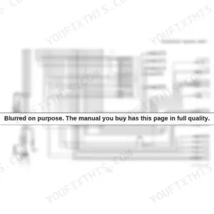 Komatsu FG15HC-17, AX20 gasoline engine ECM wiring diagram showing ignition coils, sensors, and fuel injectors.