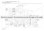 New Holland TD65F, TD75F, TD85F electrical system general wiring diagram for center section without cab.