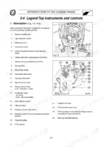 a0f14389-b-controls-21 Landini 105, 115, 130, 145, 165, Legend 105, 115, 130, 145, 165 tractor instrument panel and operator controls diagram and key.