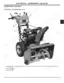 John Deere 726E, 827E, 1028E, 1330SE, 1332PE, 1338PE electrical component location: headlights and electric start switch.