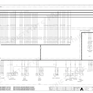 Atlas 1805, 2005 wiring diagram showing cabin floor and right seat console electrical connections, switches, and components.