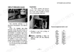 b105e0b2-b-controls-28 Komatsu WA320-1 manual page showing main circuit breaker location, fuse box identification, and fuse arrangement diagram.