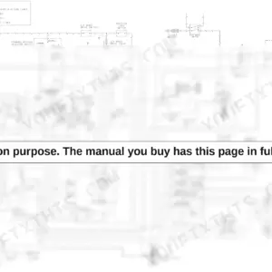 Gradall 534C-9, 534C-10 hydraulic schematic, page 47: drive pump, motors, main control valve and steering circuit.