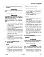 bbd919c0-b3-procedures-17 JLG 26MRT service manual procedures for lift cylinder removal, installation, and repair with counterbalance valves.