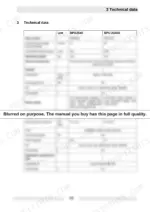 c65d901f-b2-specs-16 Wacker Neuson BPU2540A technical data table for both plate compactors.