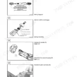 Carraro 20.22 sensor group wiring diagram, connector assembly, swivel housing installation, and sensor pin assembly procedures.