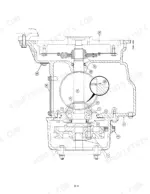 case-1420-axial-flow-combine-service-manual-gss-1500-system-diagram-33.webp Case 1420 service manual cross-section diagram of the transmission input shaft, bearings, and housing assembly.