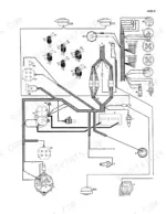 case-1835b-uni-loader-service-manual-8-42080-wiring-diagram-553.webp Case 1835B wiring diagram showing battery, starter, alternator, switches, and electrical harness connections.