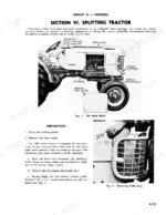 case-300-300b-400b-tractor-service-manual-9-92002-procedures-16.webp Case 300, 300B, 400B, 310, 312, 301, 311 tractor splitting procedure, sheet metal removal, and grille door removal diagrams.