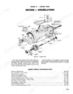 case-300-300b-400b-tractor-service-manual-9-92002-torque-144.webp Case 300, 300B, 400B, 310, 312, 301, 311 torque tube exploded view diagram and torque wrench specification table for assembly components.
