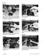 Case 4894 tractor axle and planetary assembly steps with numbered photos (section 6250)