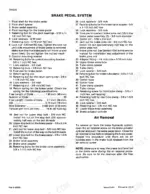 Case 4894 tractor brake pedal system exploded view with numbered parts list (section 7210)