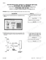Case 4894 tractor troubleshooting engine oil pressure switches on the digital instrument cluster, circuit 39 test steps (section 4205)