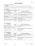 case-570mxt-loader-landscaper-repair-manual-87728463-troubleshooting-117.webp Case 570MXT troubleshooting table for battery, alternator, and power relay electrical voltage testing procedures.