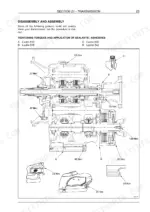 case-580t-580st-590st-695st-backhoe-loader-service-manual-84428671b-torque-table-81-1.webp Case Powershuttle transmission section drawing with tightening torques in Nm and Loctite sealant application points