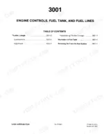 case-584e-585e-586e-forklift-service-manual-fuel-system-226.webp Case 584E, 585E, 586E Service Manual — Section 3001 Engine Controls, Fuel Tank and Fuel Lines contents page
