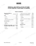 case-584e-585e-586e-forklift-service-manual-hydraulics-800.webp Case 584E, 585E, 586E Service Manual — Section 8000 Pump, Flow Control Valve and Cylinders contents page