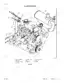 Case 586G, 588G exploded view diagram of engine muffler, mounting brackets, and hardware components.