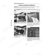 case-7230-7240-7250-tractor-operator-manual-rac-9-24692-operations-57.webp Case 7230, 7240, 7250 normal engine starting procedure steps, including transmission, throttle, key switch, and monitor checks.