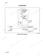 case-8570-mid-size-baler-service-manual-rac-8-99250-hydraulic-446.webp Case 8570 Mid-Size closed center hydraulic schematic showing baler control valve, density cylinders, and pickup lift cylinder.