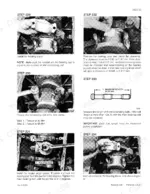 case-9040-excavator-service-manual-7-46360-hydraulic-133.webp Case 9040 engine service manual page showing connecting rod bearing installation, clearance checks, bolt torque procedures, and bolt length specs.
