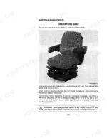 case-9350-tractor-operator-manual-rac-9-26040-error-codes-222.webp Case 9350 operator seat maintenance and cleaning instructions with safety warning for seat upholstery care.