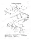 Case CPX620 exploded view of engine compartment doors, trash barriers, and support components with numbered parts list.