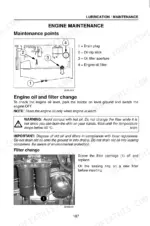 case-cs100-variants-high-tech-tractor-operator-manual-sva-6-28490-procedures-194.webp Case CS100, CS110, CS120, CS130, CS150 engine oil and filter change maintenance procedure with component diagram.