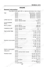case-cs100-variants-high-tech-tractor-operator-manual-sva-6-28490-specs-234.webp Case CS100, CS110, CS120, CS130, CS150 engine technical data table including power, torque, and compression ratio specifications.