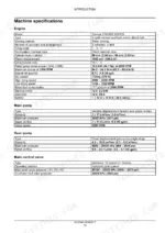 case-cx37c-service-manual-mini-excavator-48127449-specifications-20.webp Case CX37C machine specifications table for engine, main pump, gear pump, and main control valve technical data.