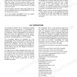 Case IH 2566 2688 2799 combine A/C smart pressure switch cycling system description (section 10000)
