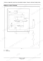 Case IH Farmall 45A, Farmall 55A hydraulic circuit diagram showing cylinder and control valve system components.