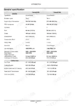 Case IH Farmall 45A, Farmall 55A general engine specifications and fluid capacity table for service maintenance.