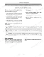 case-ih-mx210-mx240-tractor-operator-manual-6-36200eng-operations-87.webp Case IH MX210, MX240 operator manual page detailing engine starting procedures, safety warnings, and daily inspection steps.