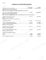 case-ih-patriot-3230-3330-self-propelled-sprayer-service-manual-84258776-page-336-2.webp Case IH Patriot 3230, 3330 hydraulic system specifications: hydrostatic charge pressure, pressure limiter, wheel motor flush flow and relief valve settings