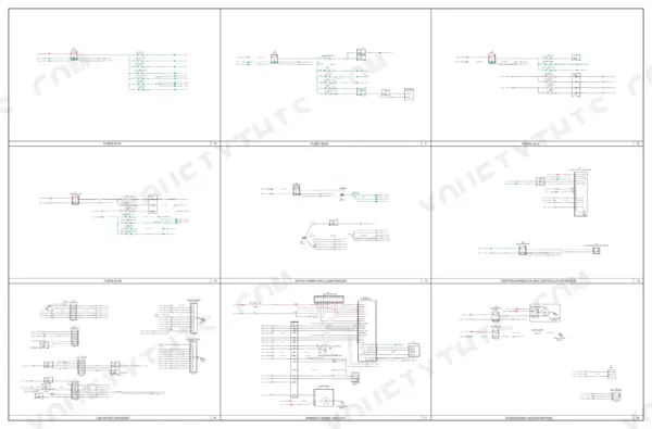 Case IH Patriot 4430 electrical wiring diagram showing fuse blocks, engine circuits, controller interface, and cab splices.