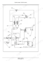 Case IH Precision Air 2230-3430 hydraulic system schematic showing flow paths, 130° and 90° rotation valves, and numbered components.